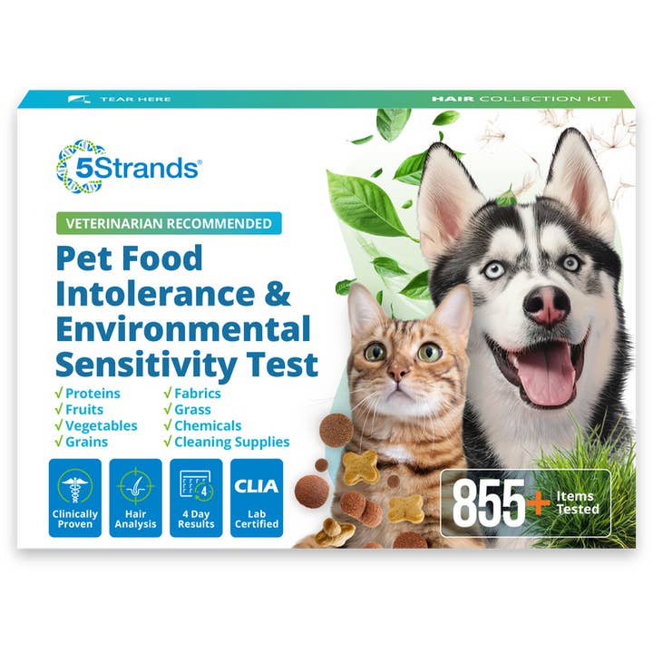 Teste de Intolerâncias Alimentares para Animais de Estimação e Sensibilidade Ambiental por atacado de 5Strands