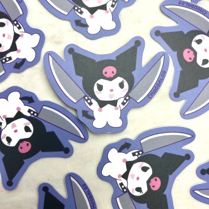 Choodaloo - Vendita all'ingrosso Adesivo - Adesivo Kuromi Knife - Adesivo Kuromi2