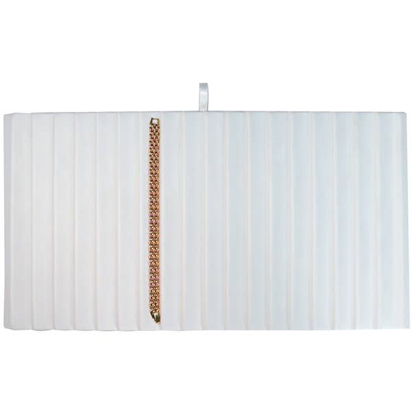 Bandeja de joyería de piel sintética para 18 pulseras, tamaño completo para venta al por mayor de Dlux Jewels