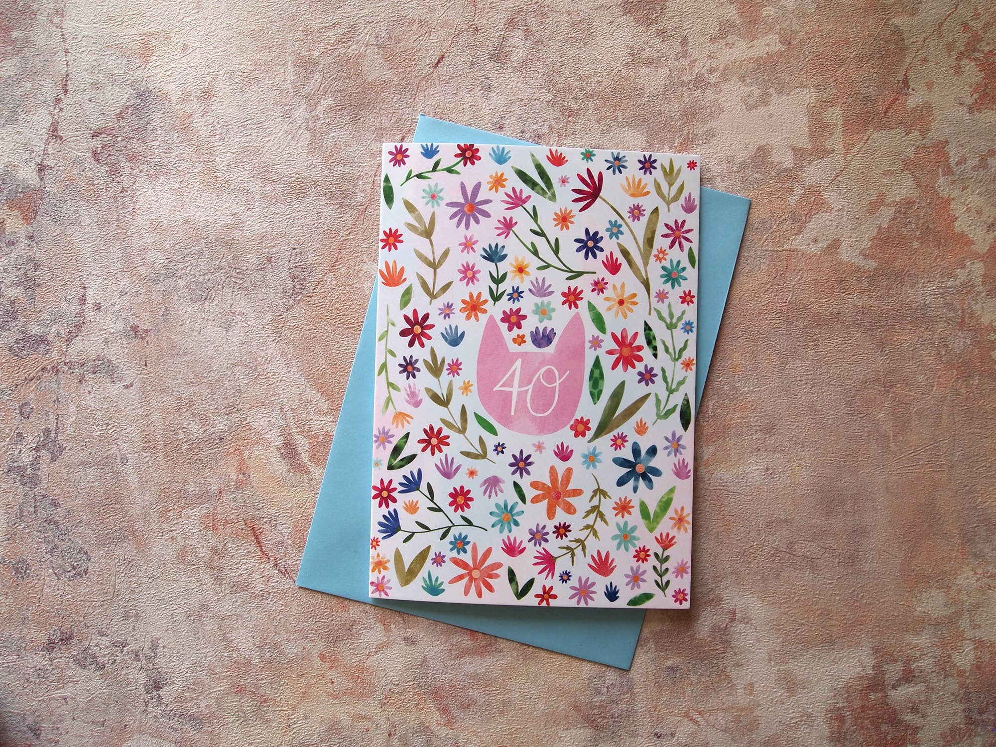 I LIKE CATS – wholesale Birthday card – 40th Birthday Cat themed birthday card6