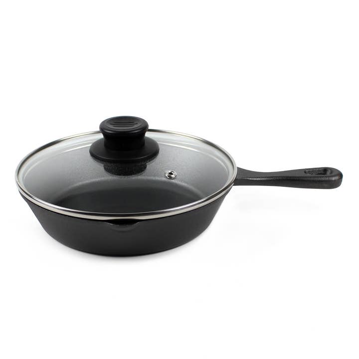 Crucible Cookware – Großhandel Gusseisenpfanne – Bratpfannen-Set aus Gusseisen (20 cm, fertig eingebrannt)2