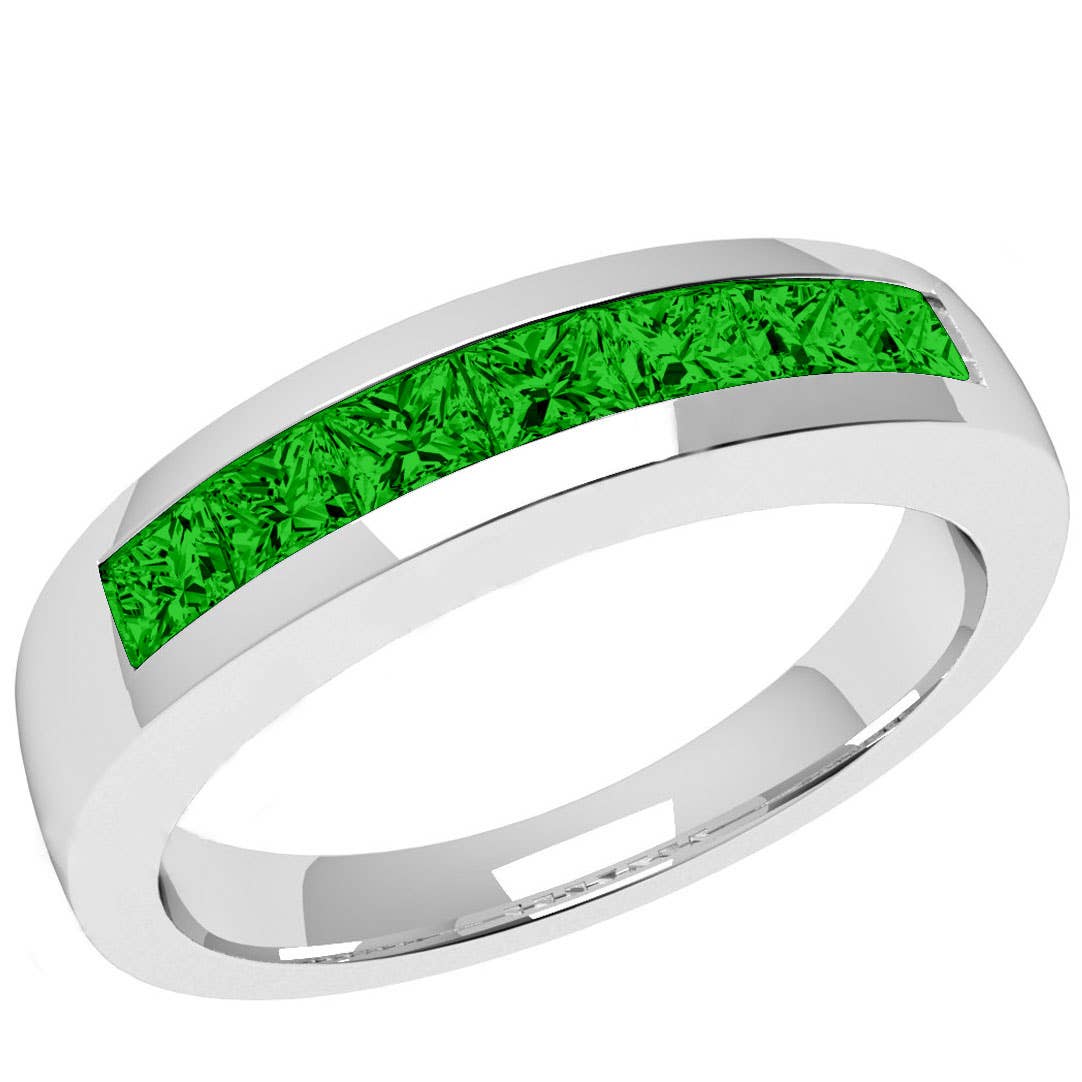 Glimmering Handmade – Anel multi-pedra por atacado – Bezel Channel Bezel Swarovski® Crystal Ring Pave Empilhado5