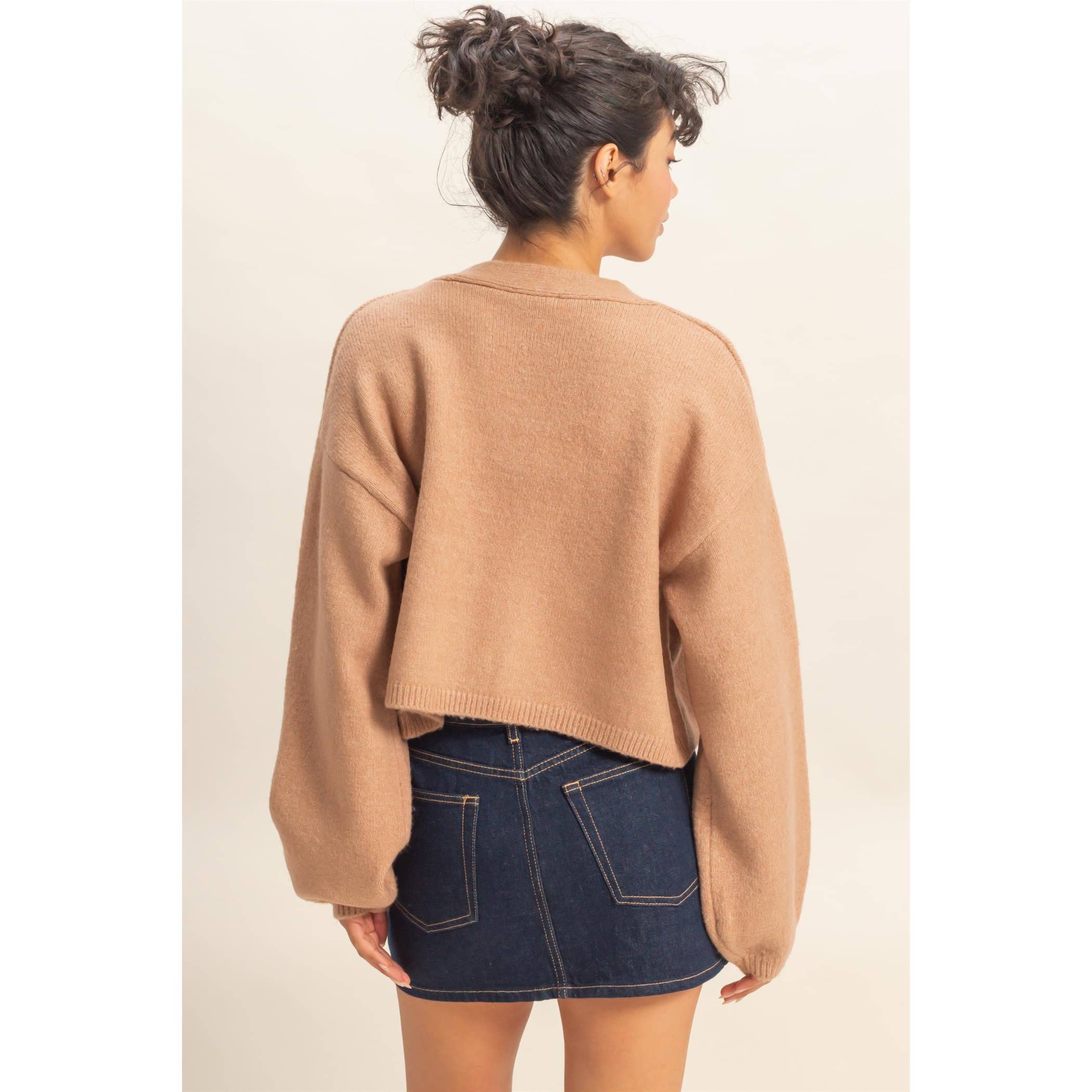 Double Zero - Vendita all'ingrosso Cardigan - Donna - Maglione cardigan aperto sul davanti15