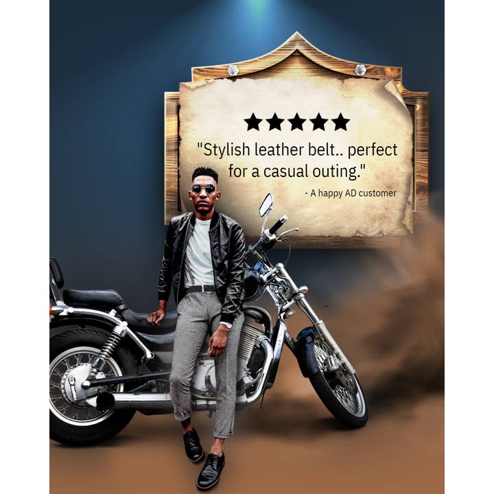 Access Denied Accessories - Wholesale Belt - Men's - Genuine Leather Dress Belt For Men - Mens Belts For Jeans