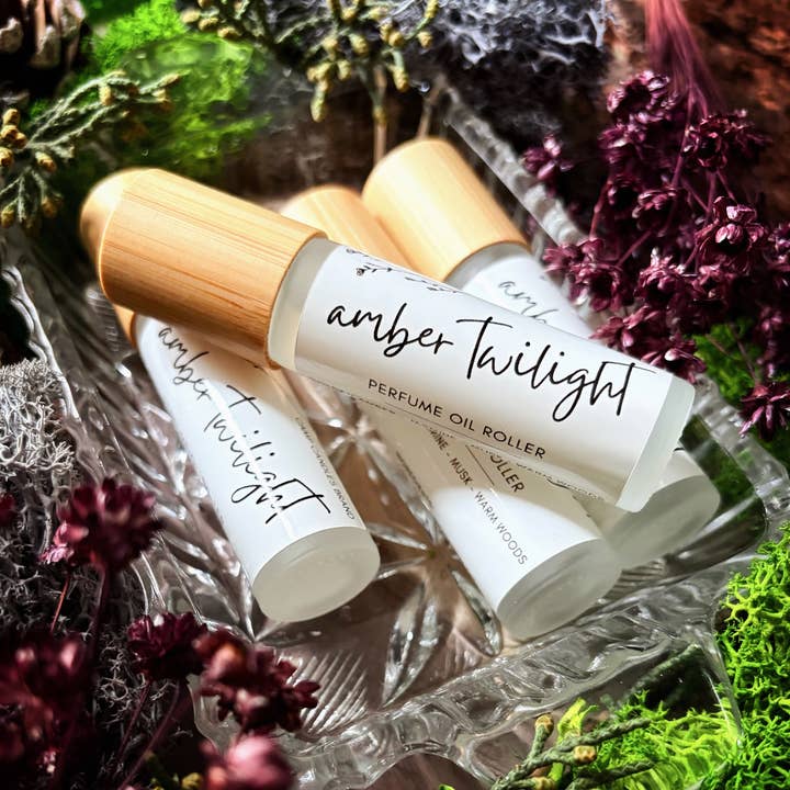 Camp Candles - Wholesale Roll-On Fragrance - Amber Twilight Perfume Roller