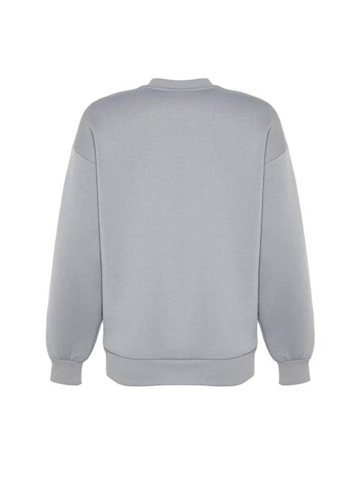 Hoxton Gal – wholesale Sweatshirt – Women's – Thick Fleece-Lined Regular Fit Crew Neck Basic Knit Sweatshirt26