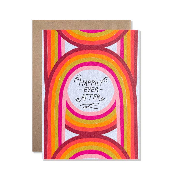 Happily Ever After Neon Arches for wholesale by Hartland Cards