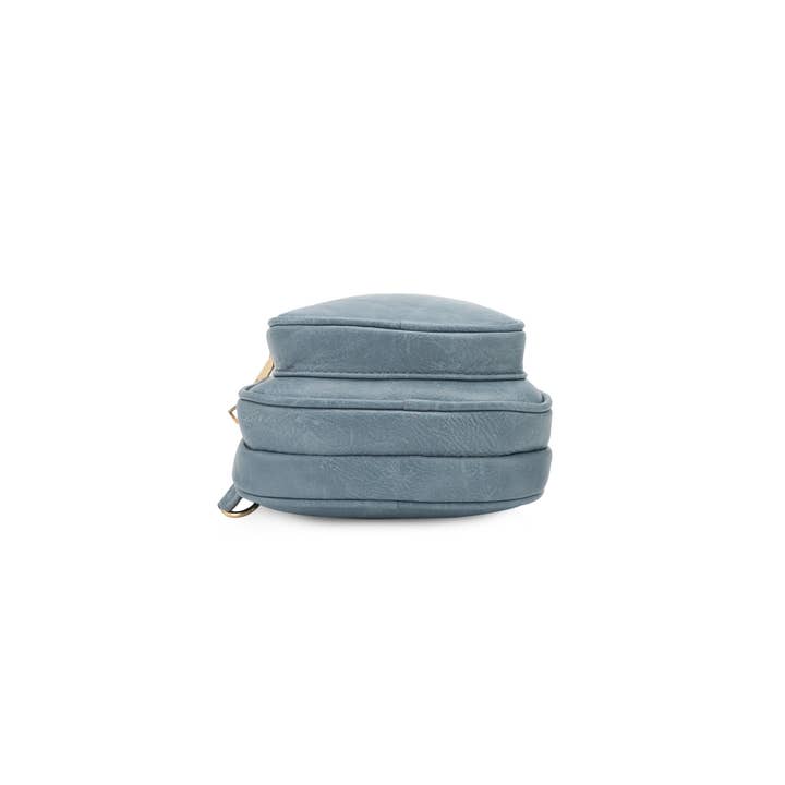 KAYLA+AVA - Vente Sac à bandoulière – femme - Sac à bandoulière à compartiments multiples en cuir végétalien vieilli Gia8