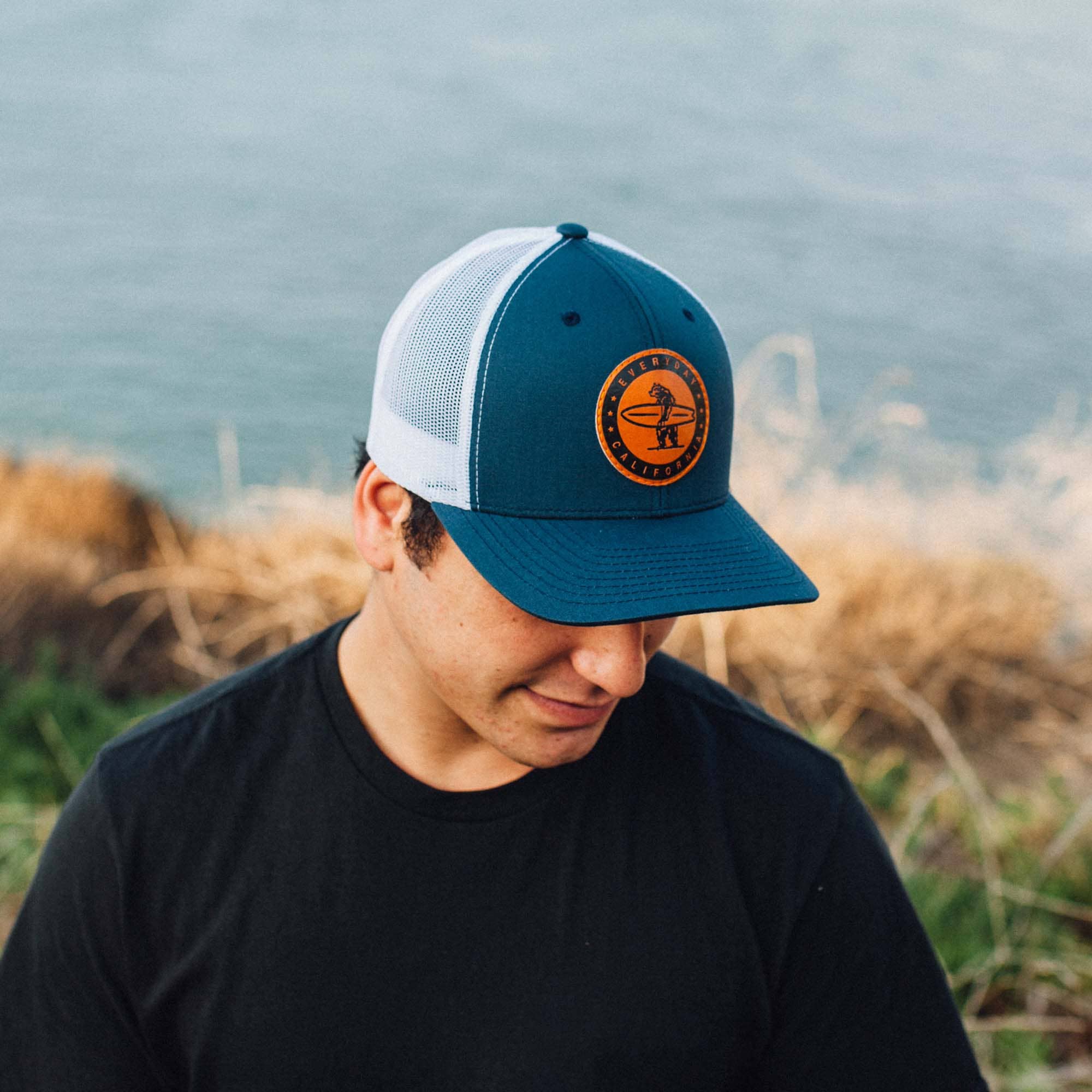 Everyday California - Wholesale Trucker Hat - Unisex - Marlin Snapback Hat - California Surfing Bear Trucker Hat5