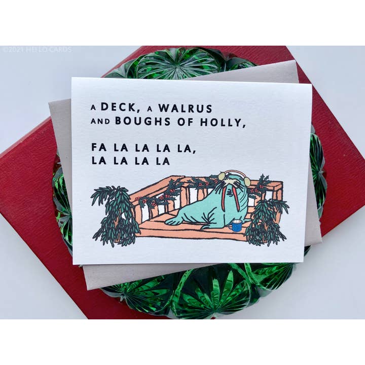 ”Deck & Valross” Semesterkort för wholesale av HEI LO CARDS