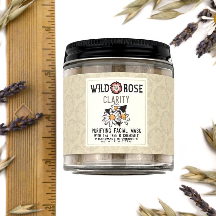 Wild Rose Herbs - Wholesale Skincare Face Mask - Clarity Purifying Botanical Mask - 2oz4