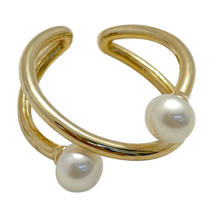 Brazalete Cross Gold Pearl para venta al por mayor de Artynkitsch