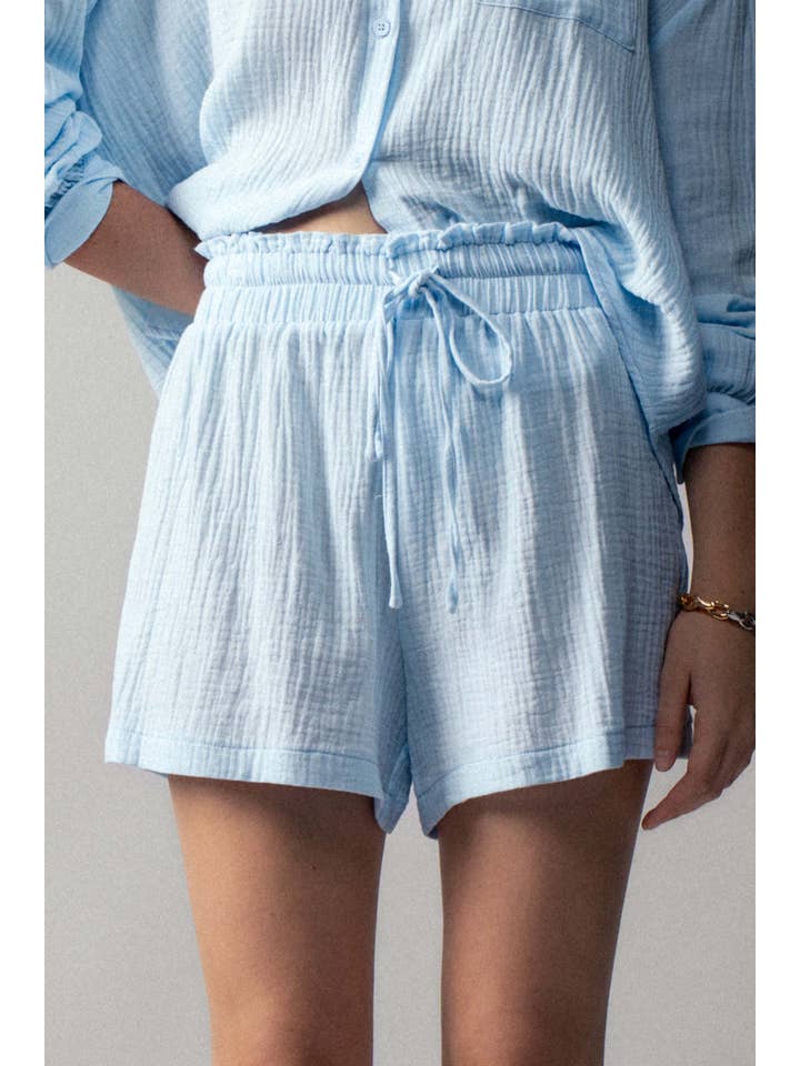 Urban Daizy - Wholesale Lounge Set - Women's - Crinkle Cotton Gauze Resort Button-Up Set19