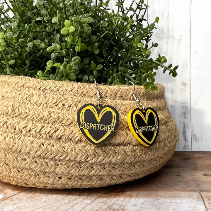 The Thankful Creations LLC - Wholesale Dangle Earrings - 911 Dispatcher First Responder Earrings4