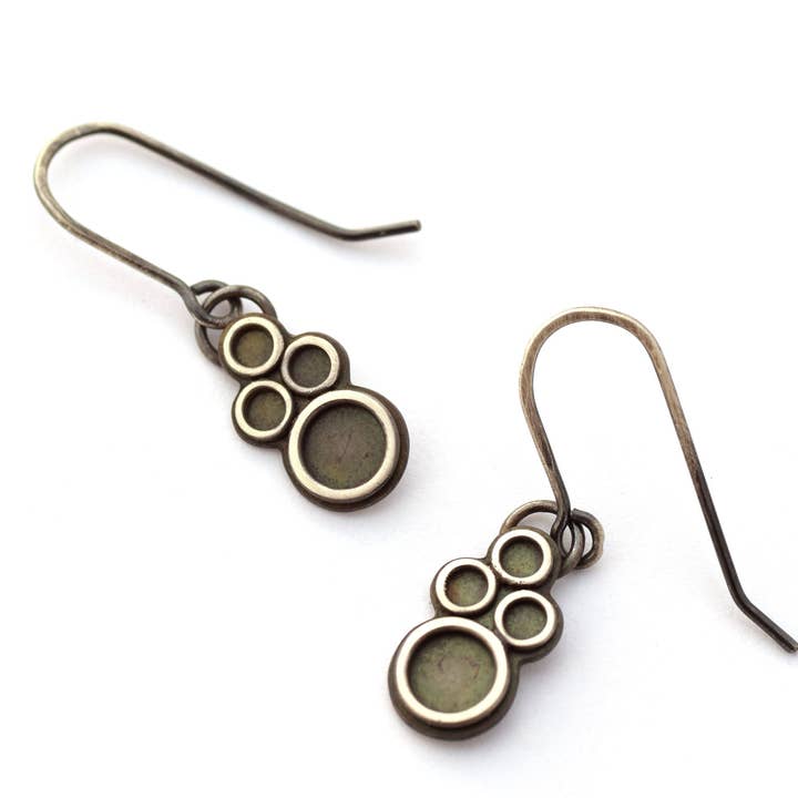 Øje Blonder Dingle Øreringe, Lille for engroshandel hos Erin Austin Design