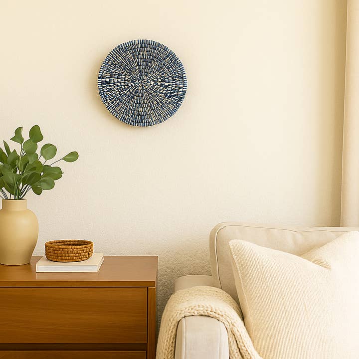 Crazy Love Africa - Wholesale Basket - Blue Swirl Basket2