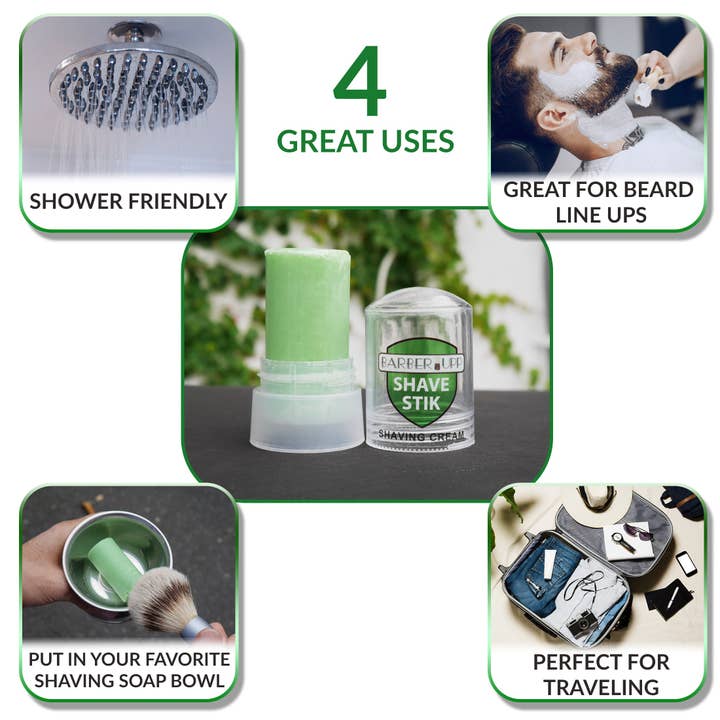 BarberUpp - Wholesale Shave Soap - Men's - BarberUpp Shaving Soap, Smooth Thick Rich Shaving Foam, Shaving Cream For Men, Includes Convenient Storage Case.