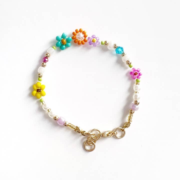 Bracelet à fleurs à perles multiples pour la vente par cutieCHEWS
