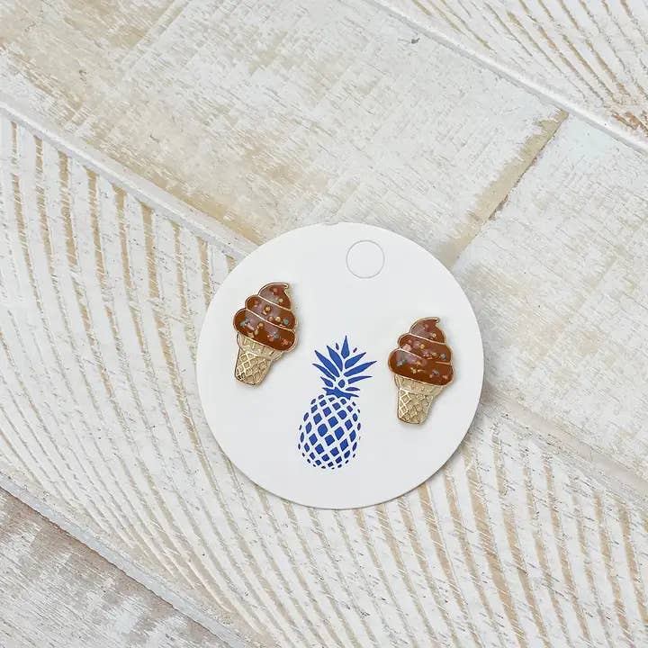 Prep Obsessed Wholesale - Wholesale Stud/Post Earrings - Dessert Enamel Stud Earrings1