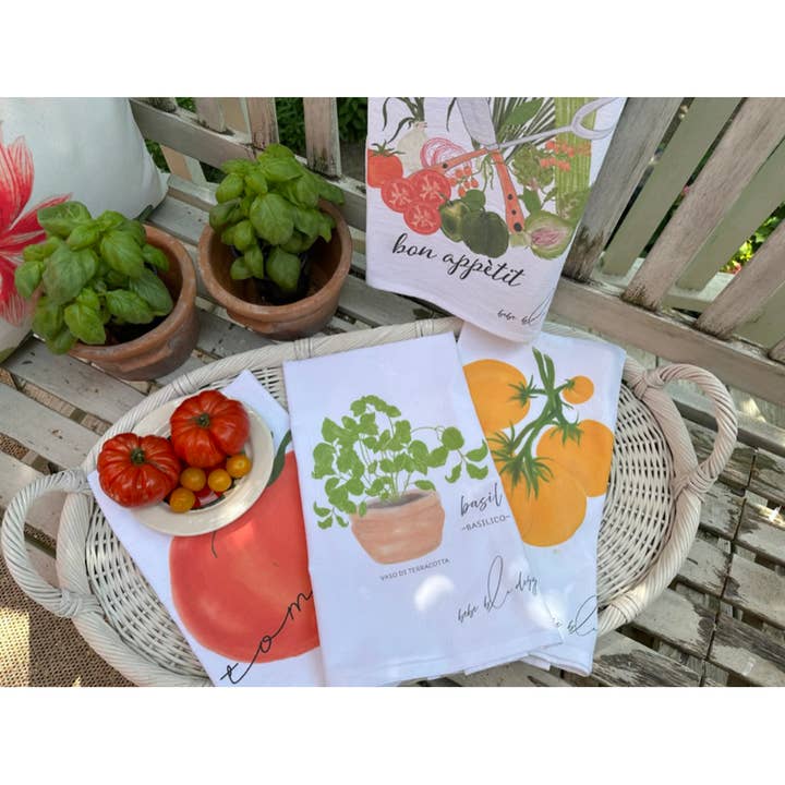 Bebe Blu Designs, LLC - Wholesale Tea Towel - Tomato Tea Towel, Cooks Gift, Gardeners Gift, Kitchen Staple8