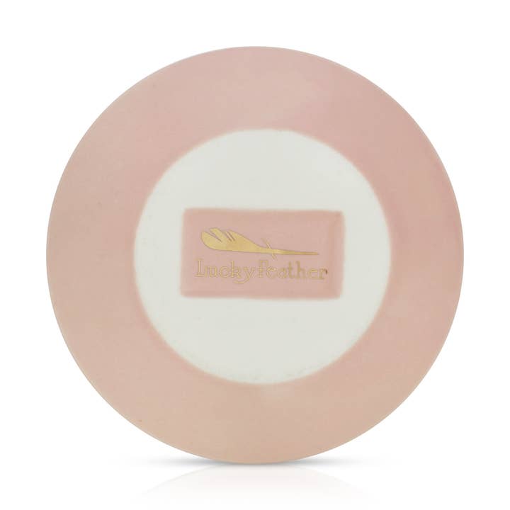 Lucky Feather - Wholesale Jewelry Dish - Bracelet + Dish Set - Best Mom Ever - Round dish/Card Box