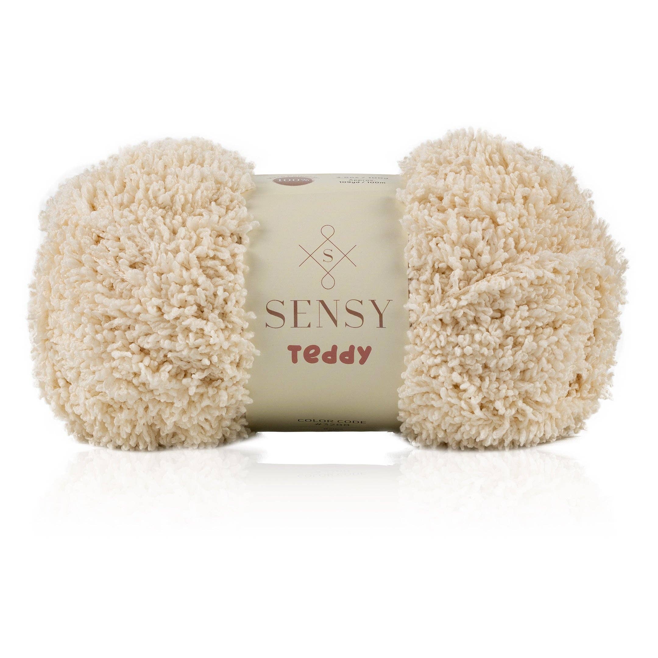 Sensy – Fio por atacado – Fio Teddy Sensy, 3,5 oz, 109 jardas, calibre 5 volumoso26