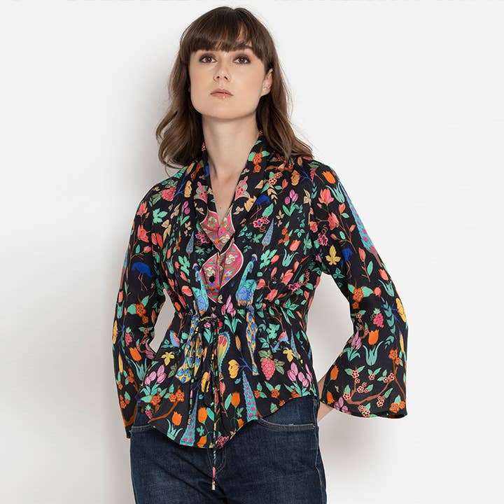 Svart Partywear top för wholesale av Benares