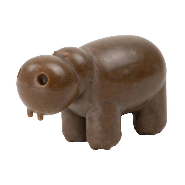 Brinquedo para Cão Hipopótamo de Borracha Natural Resistente e Borras de Café Recicladas por atacado de Ancol Pet Products Ltd