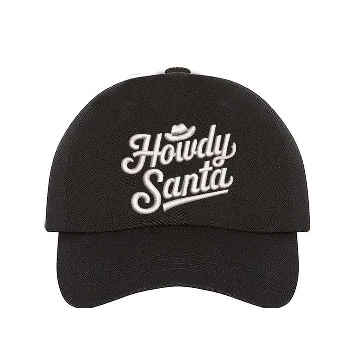 DSY Lifestyle - Wholesale Baseball Cap - Women's - Howdy Santa Cowboy Embroidered Baseball Hat Western Xmas Cap4