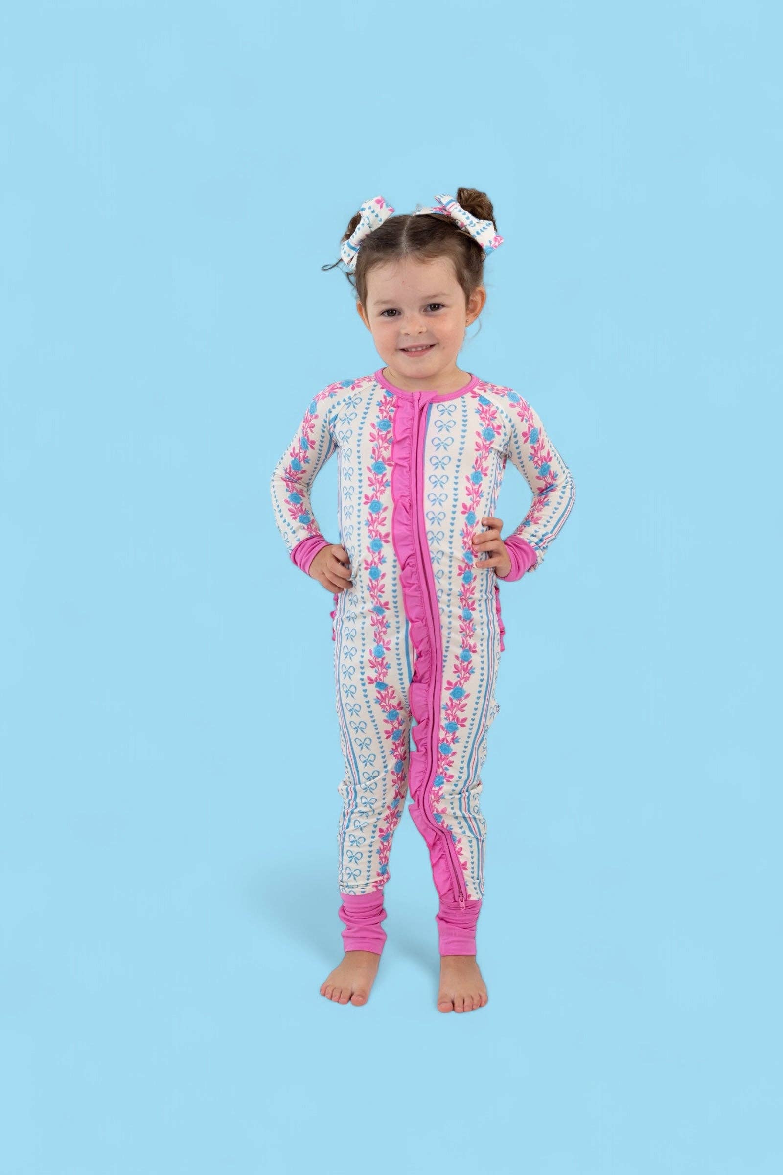 Dream Big Little Co. - Wholesale Jumpsuit - Baby - PETITE POSIE DREAM RUFFLE ROMPER9