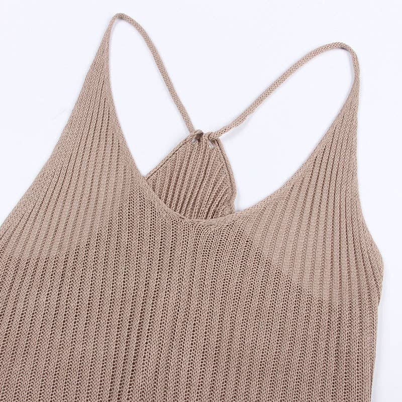 Sweetkama - Wholesale Swim cover-up – Women’s - Solid Color Flounce Bikini Swimwear Cover Up Dress HL97886