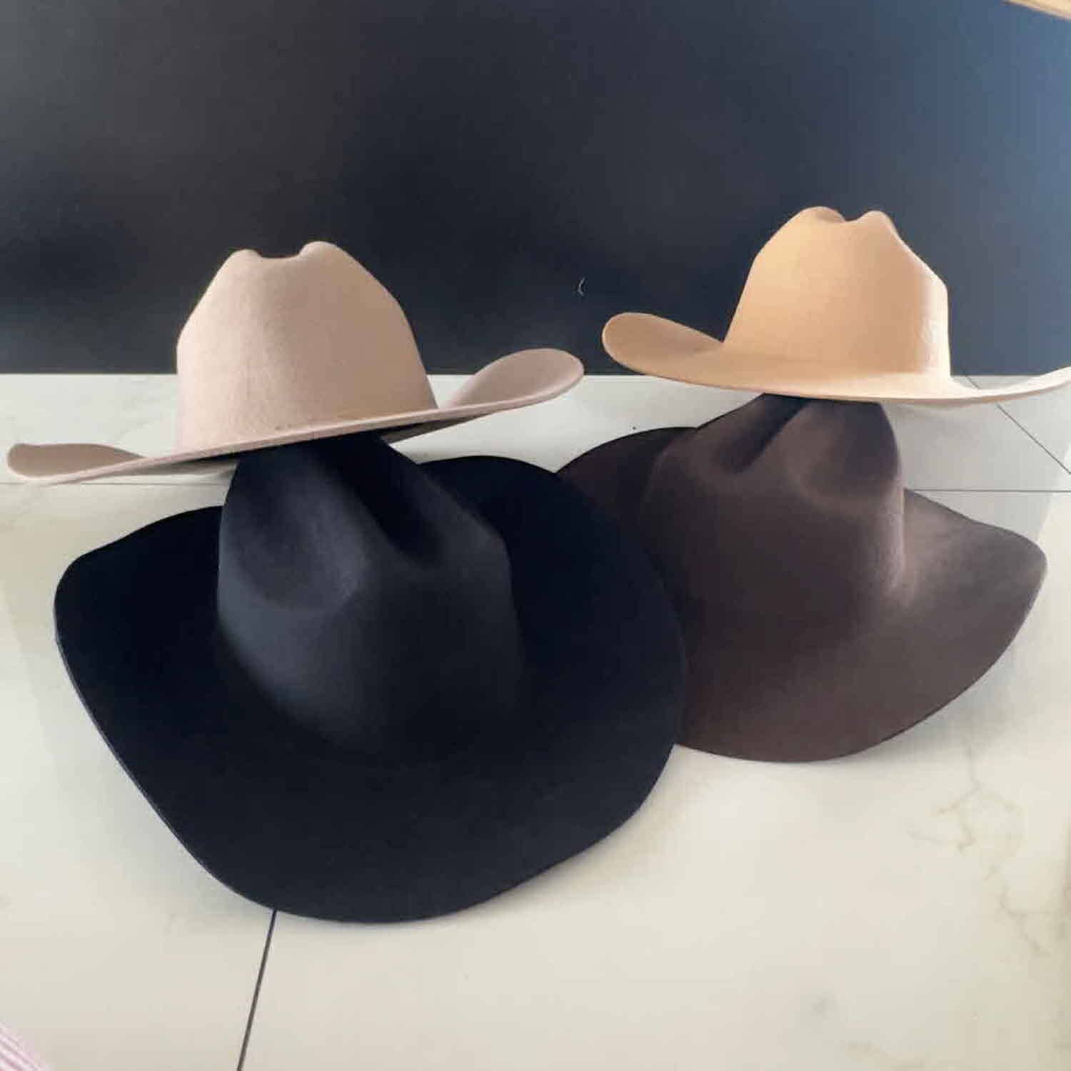 Queens INC - Vente Chapeau de cowboy – femme - Chapeau de cowboy Cattleman classique en laine australienne 4