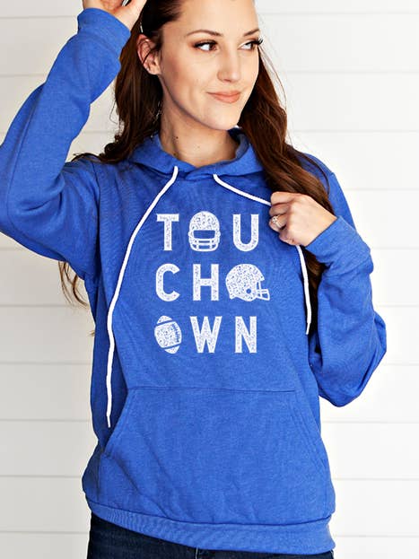 Touchdown Hoodie for wholesale by Wildberry Waves