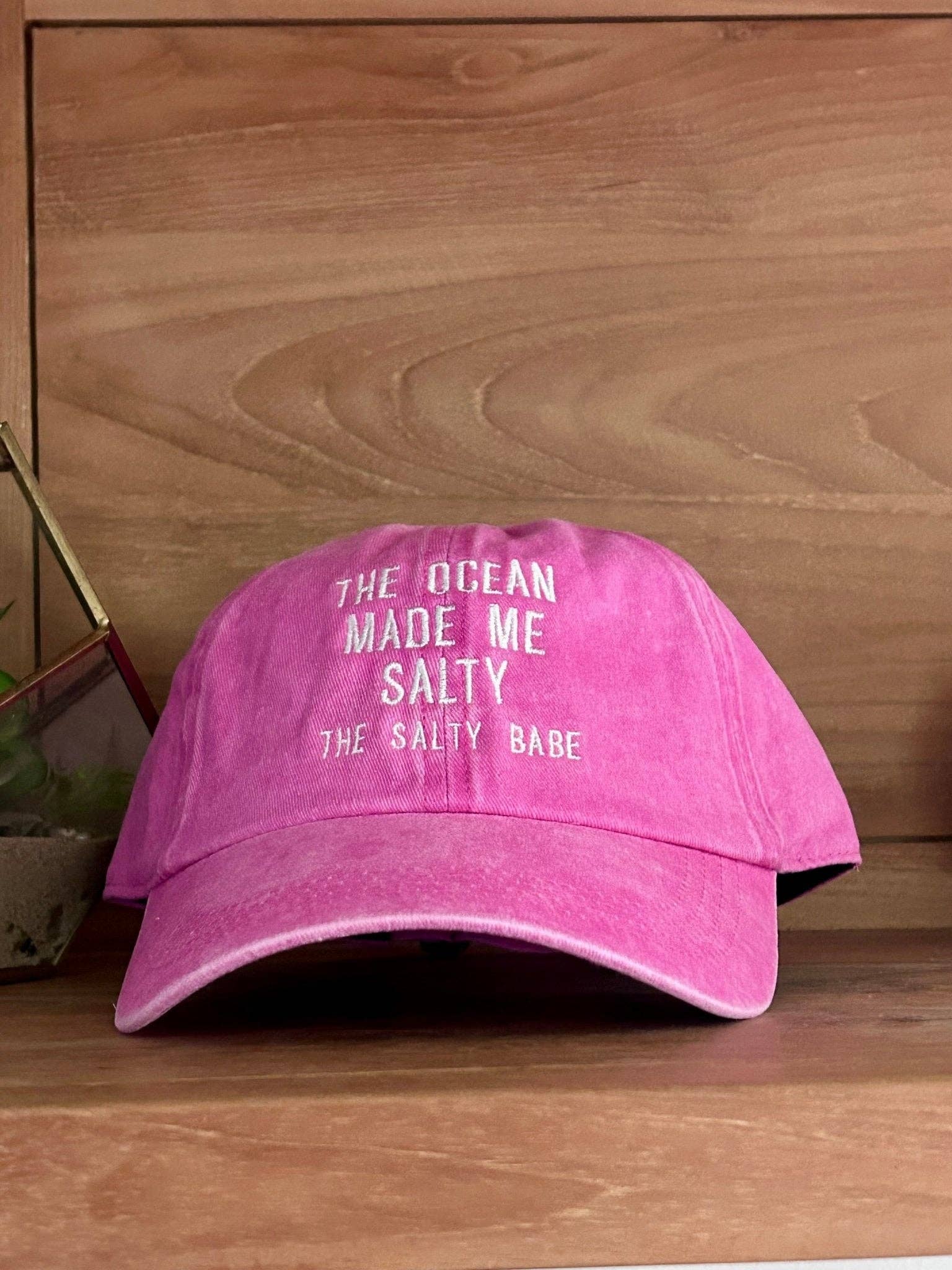 The Salty Babe - Wholesale Baseball Cap - Women's - The Ocean Made Me Salty Baseball Hat9