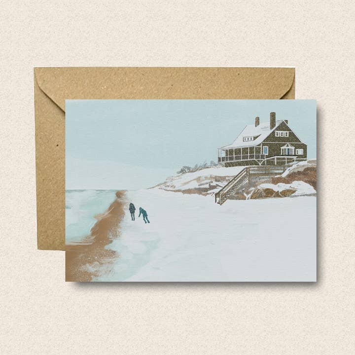 Meet Me in Montauk Card for wholesale by Charis Raine Illustration