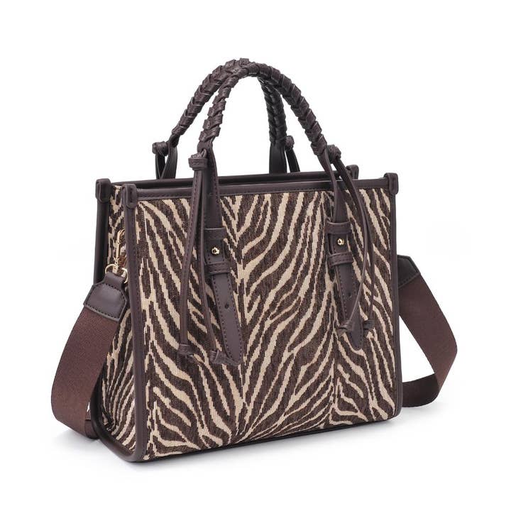 Moda Luxe – wholesale Top handle bag – women's – Dinsdale Zebra Print Crossbody13