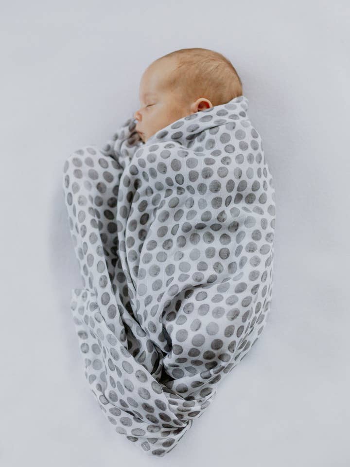 Essential Bamboo Blanket - Raindrops Silky Soft for wholesale by baby luno