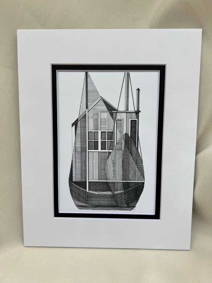 Illustration imprimée pour la vente par Heritage Landmarks