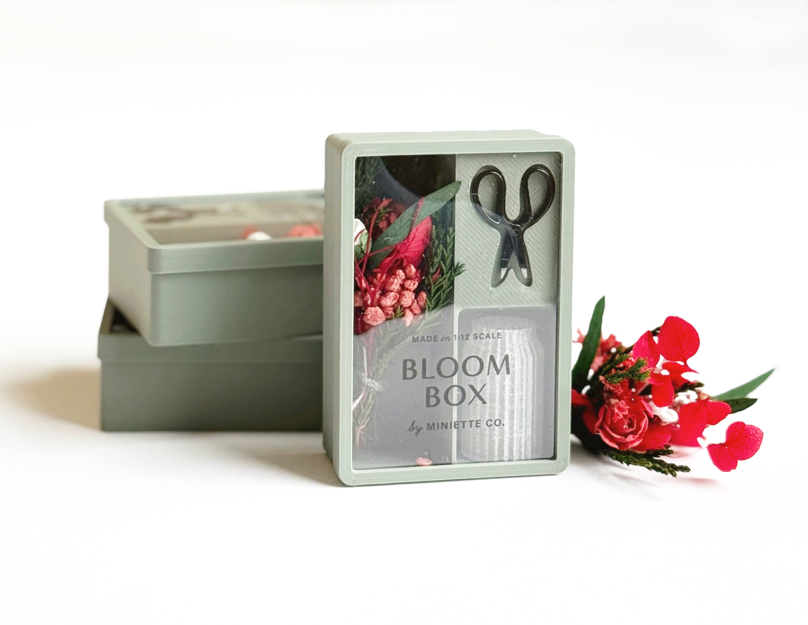 Miniette - Wholesale Dried/Pressed Flowers - Miniature Winter Holiday Bouquet Gift Box4