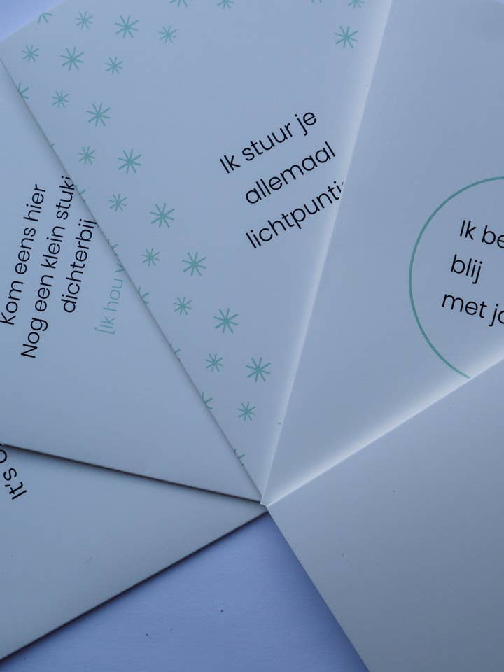 Card Set - Positivity 2 for wholesale by Studio Liefs Linne