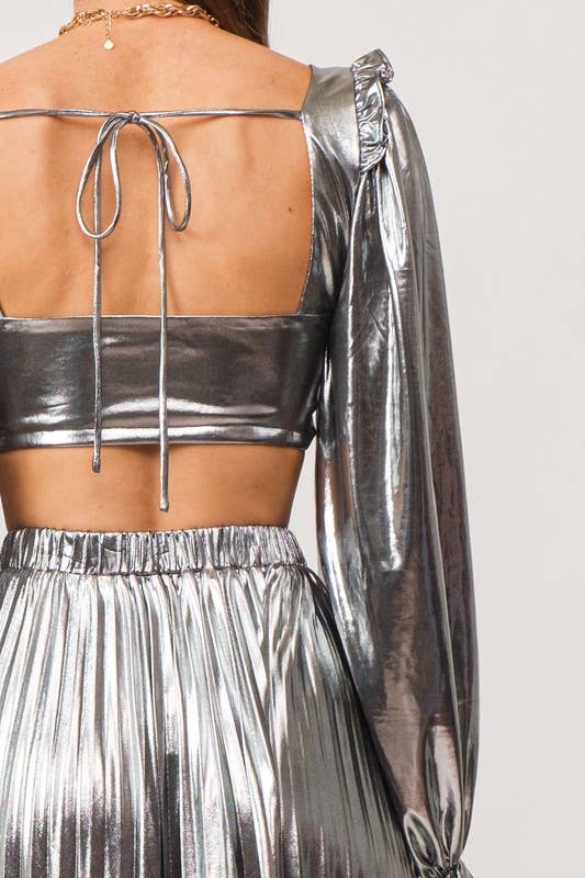 Alessandra Silver Blouse for wholesale on Faire6