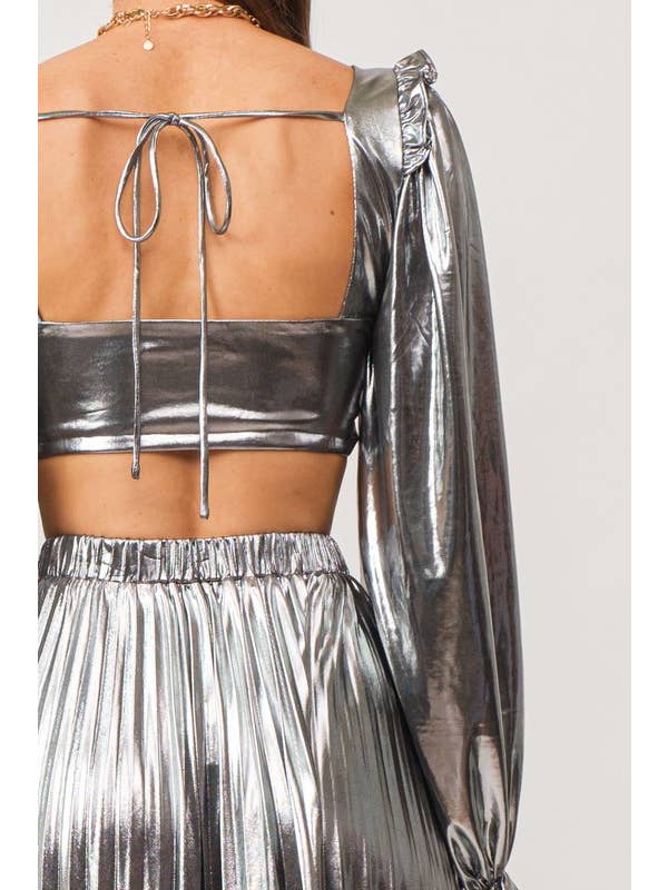 Alessandra Silver Blouse for wholesale on Faire6