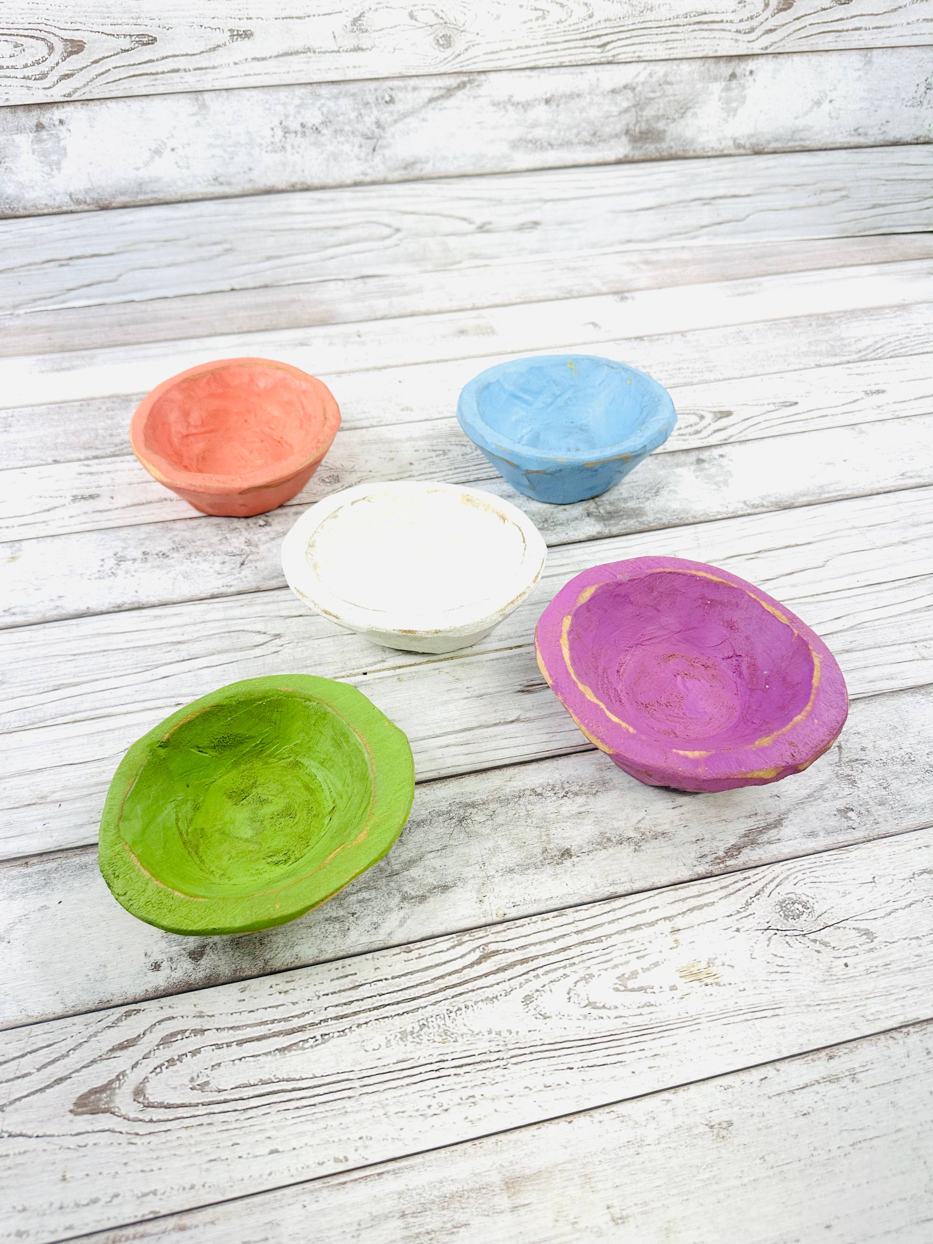 VALENTINA IMPORTS INC - Vente Assiettes/plats/bols de décoration - Bébé Bougie Prête pour Bol Rond en Bois8