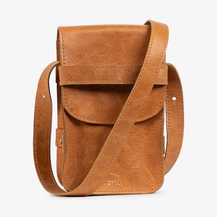 The Boxy Crossbody - Camel for wholesale by JOYN