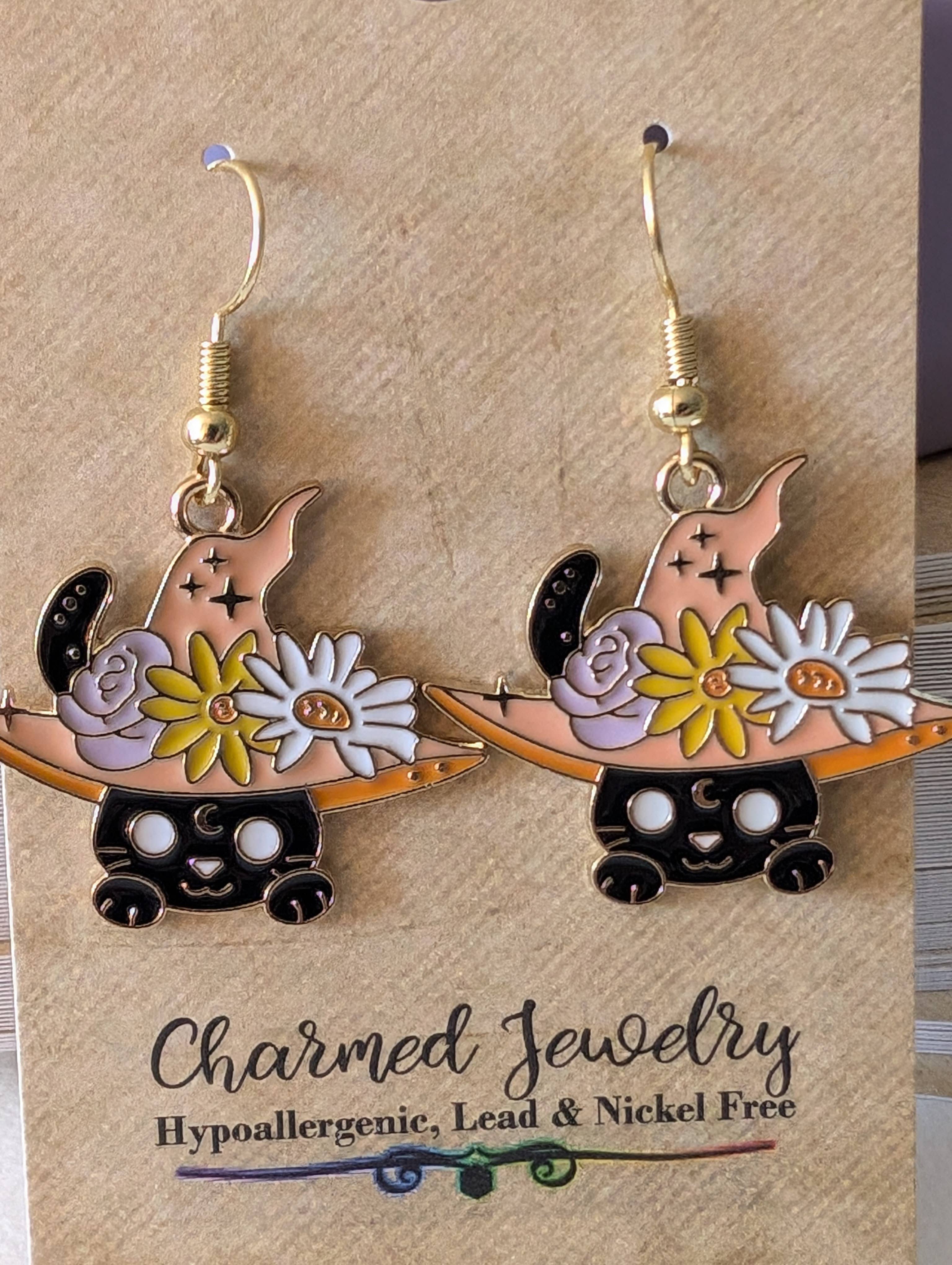 Con-Quest Crafts - Wholesale Individual Charm/Pendant - Witches, Black Cats, Magical and Spooky Accessories14