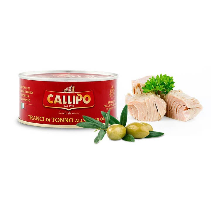 Callipo tun skiver i olivenolie (300 g) for engroshandel hos Calabria da Gustare