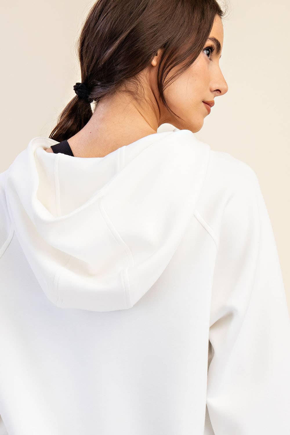 Rae Mode - Wholesale Hoodie - Women's - MODAL SCUBA QUARTER ZIP HODDIE JACKET47