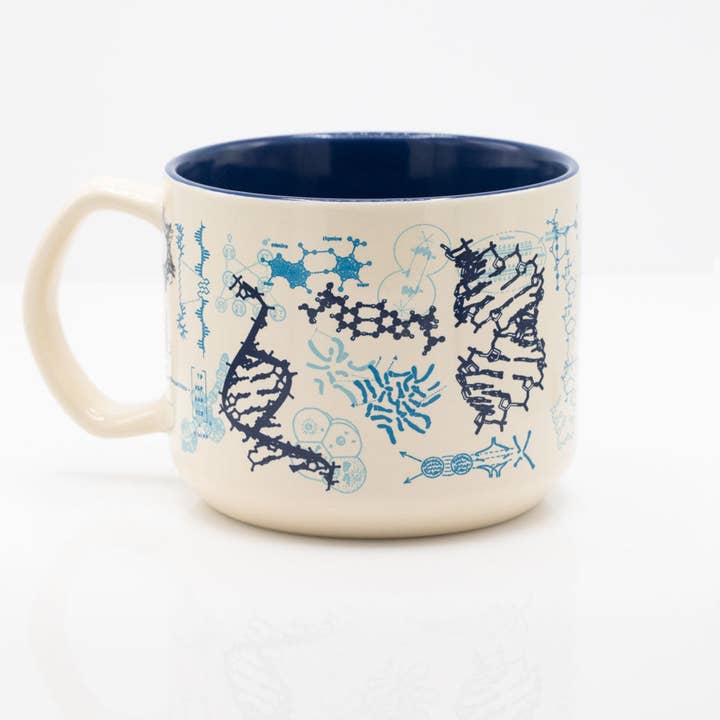 Cognitive Surplus - Wholesale Coffee Mug - DNA & Genetics Ceramic Mug (Case of 4)