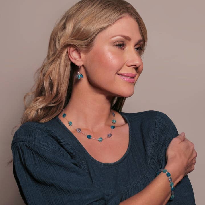 Hearts Necklace for wholesale by Carrie Elspeth Jewellery