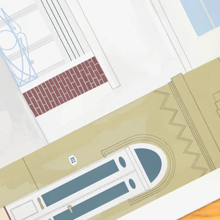 Raccontin - Wholesale Art Print - SCENES - ARGENTINIAN VILLAGE1